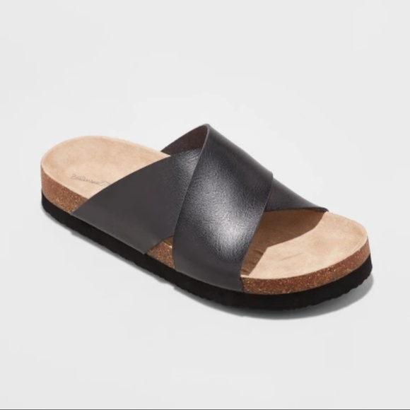 Universal Thread Elyssa Crossband Footbed Sandals - Picture 1 of 3